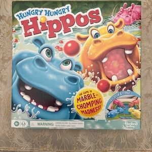 Hasbro Hungry Hungry Hippos Game - Blue and Orange